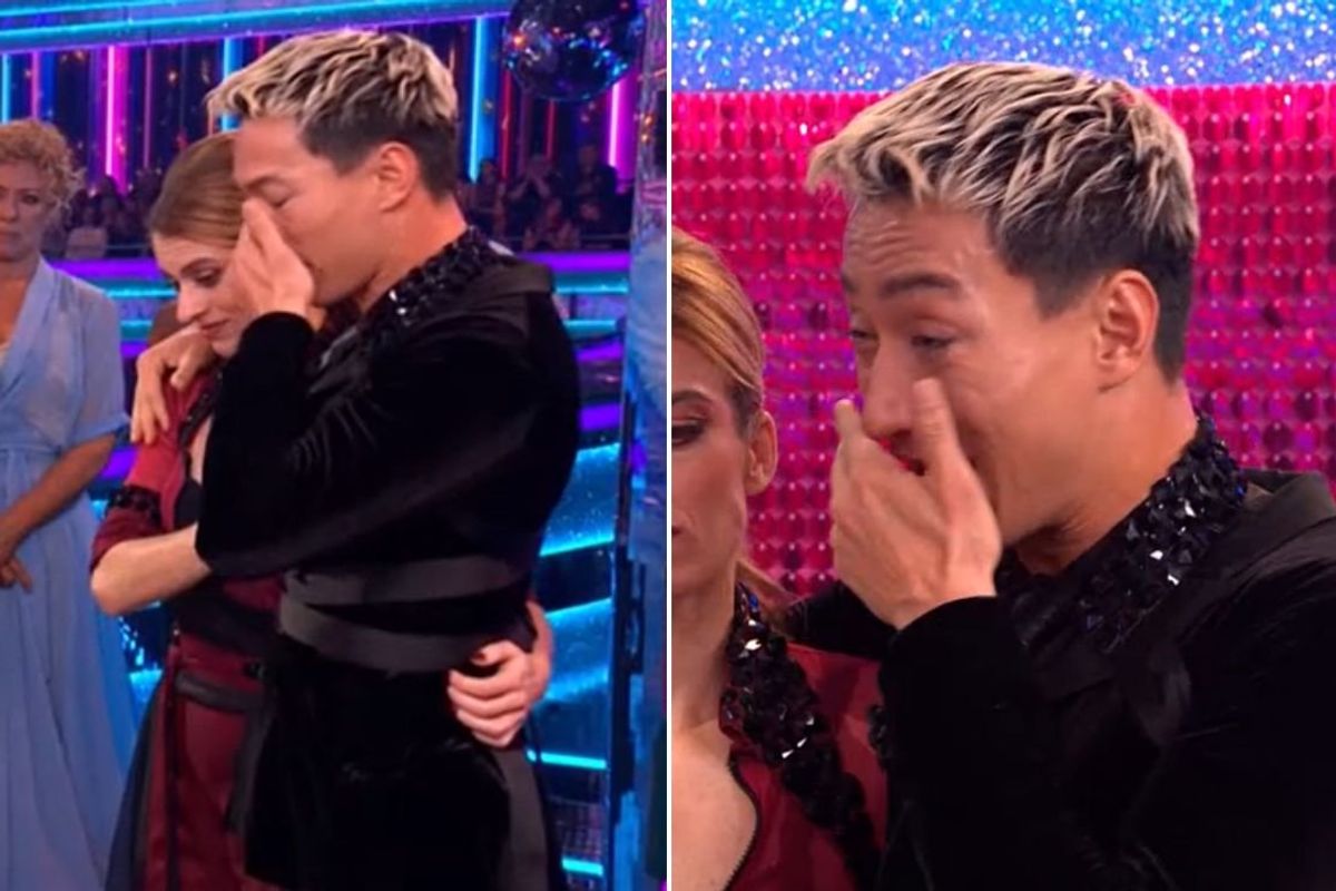 Carlos Gu breaks down in tears following BBC Strictly judges' comments to Karen Carney: 'You have no idea'