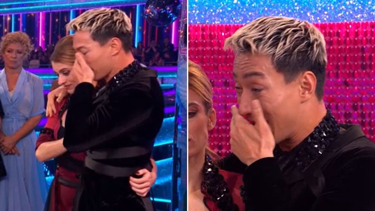 Carlos Gu breaks down in tears following BBC Strictly judges' comments to Karen Carney: 'You have no idea'