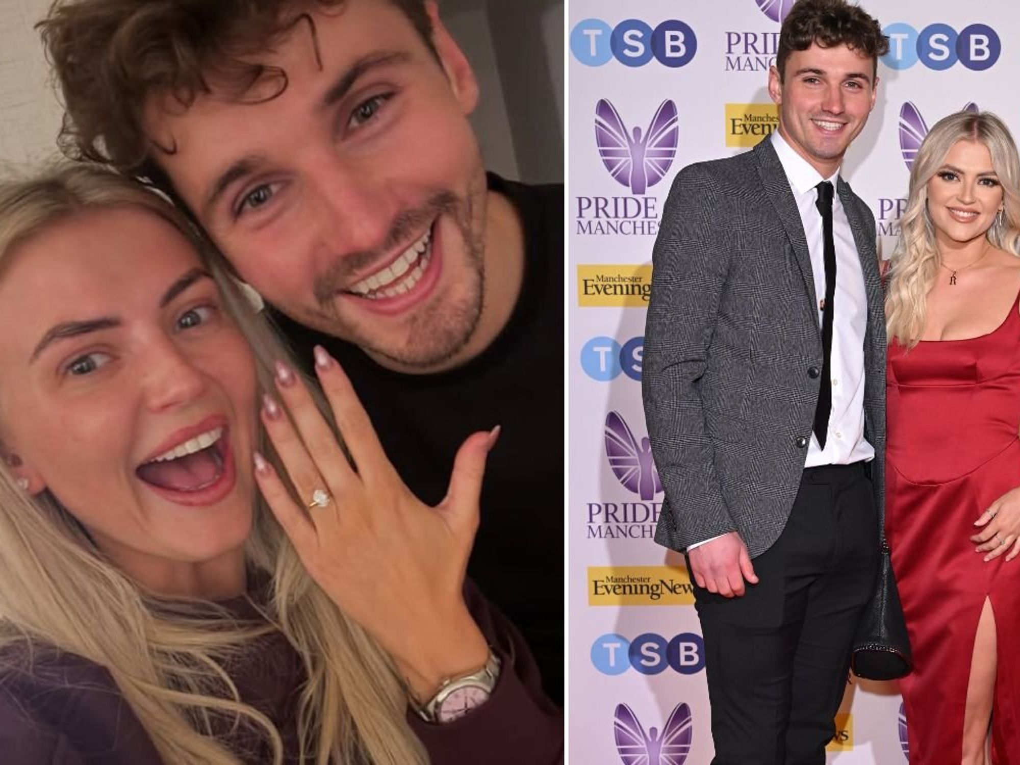 Coronation Street star Lucy Fallon announces engagement to footballer as co-stars rush to congratulate
