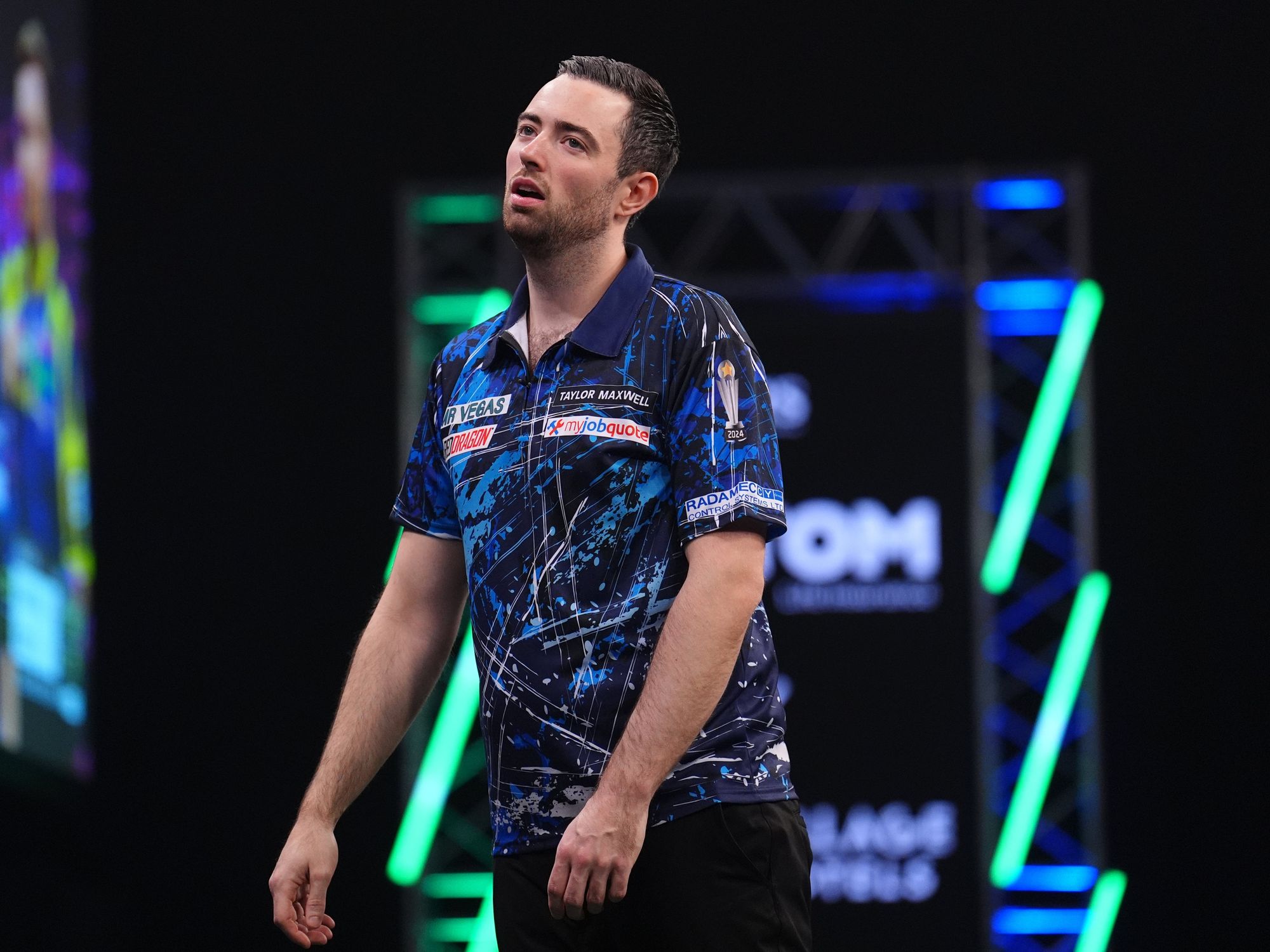 Luke Humphries 'declares war' on Luke Littler after losing Grand Slam of Darts final