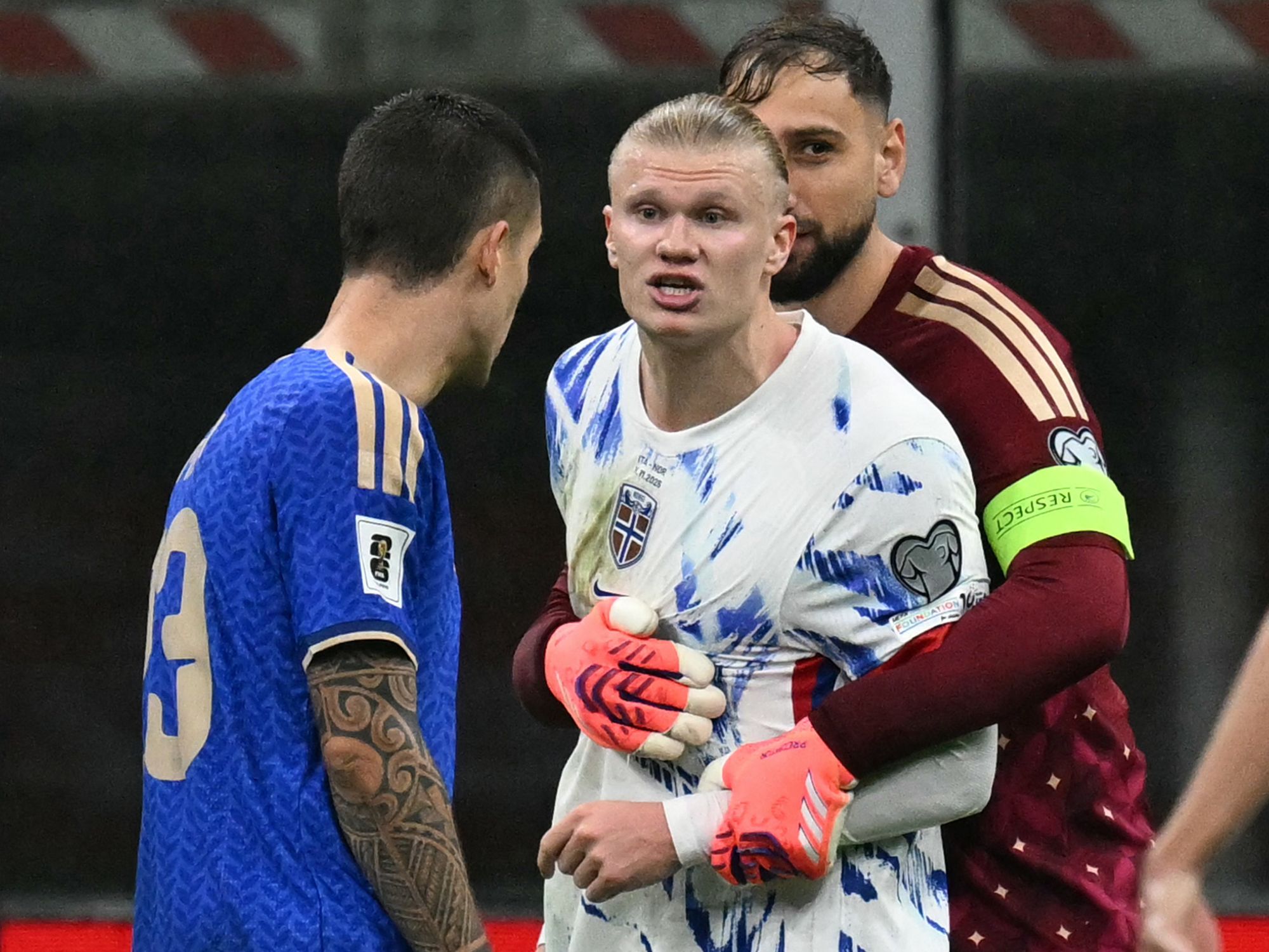 Why Erling Haaland had to be restrained by Man City teammate during ugly spat in World Cup qualif...