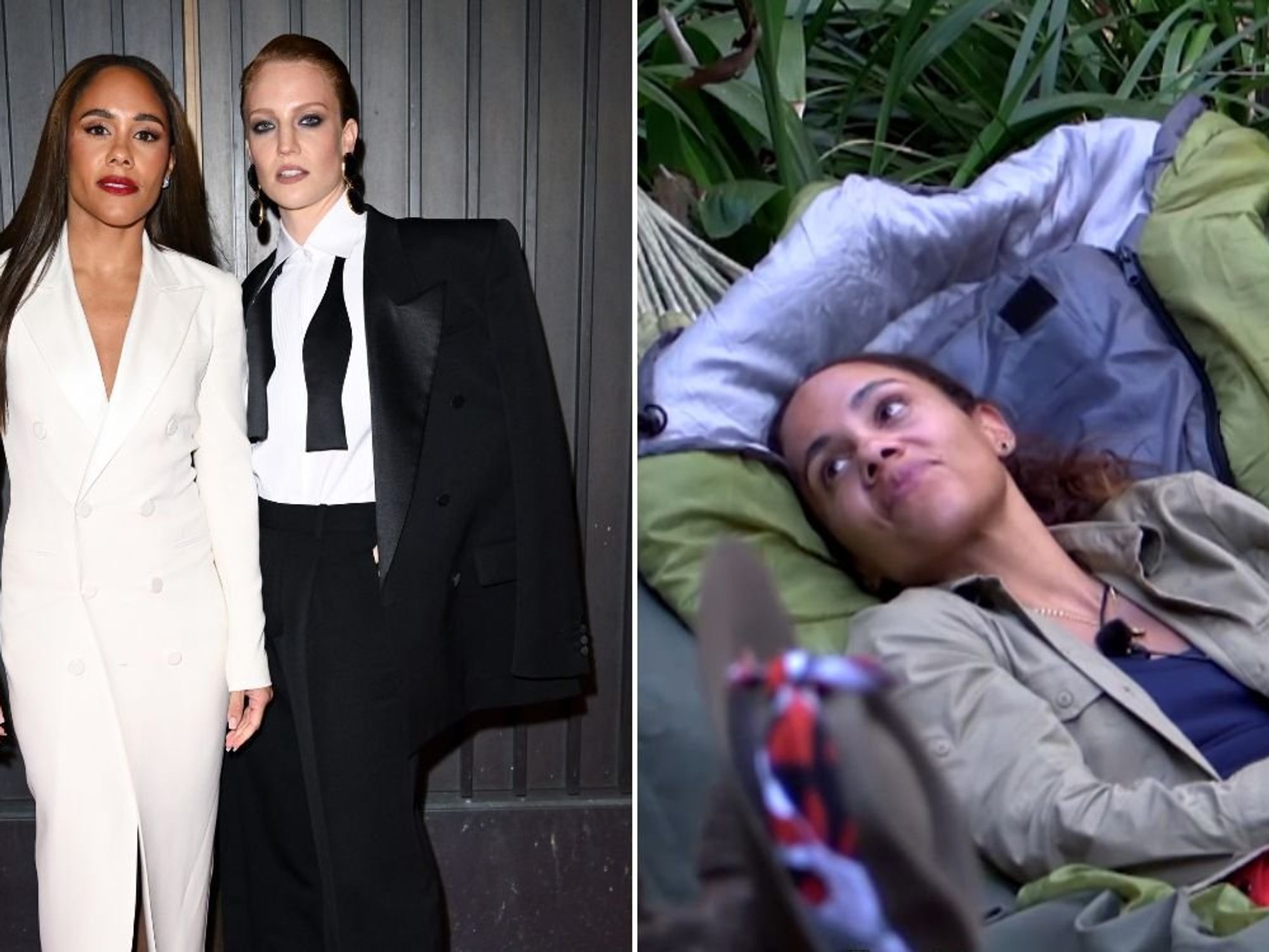 Jess Glynne issues six-word response as partner Alex Scott makes marriage admission on ITV I'm A ...