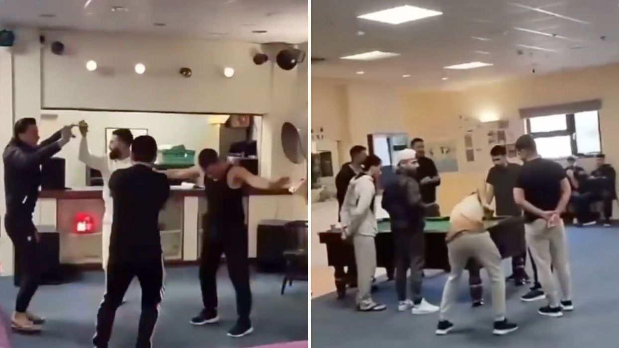 Migrants host dance party filled with drinks and blaring music in taxpayer-funded RAF accommodation