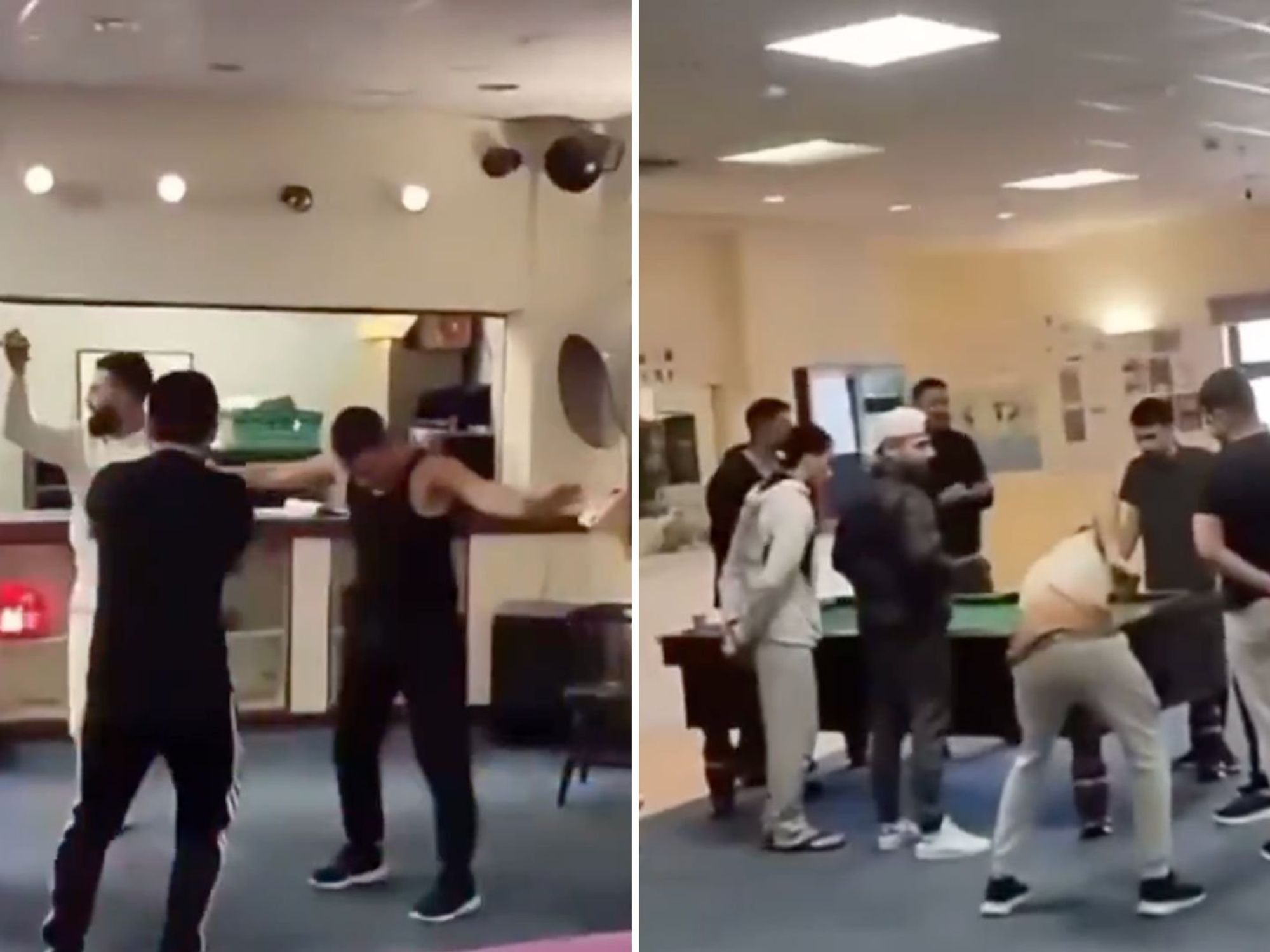 Migrants host dance party filled with drinks and blaring music in taxpayer-funded RAF accommodation