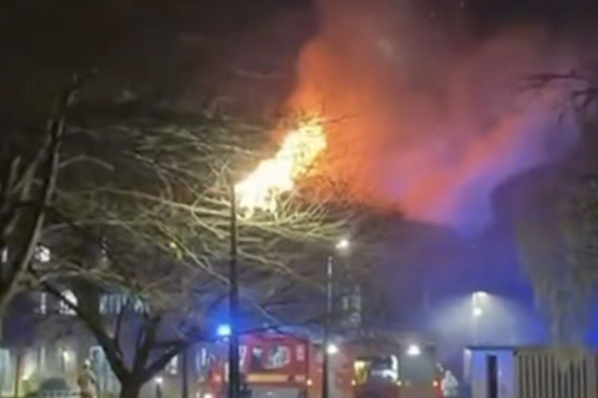 Fire rips through Warwick University student halls as dozens evacuated from residence