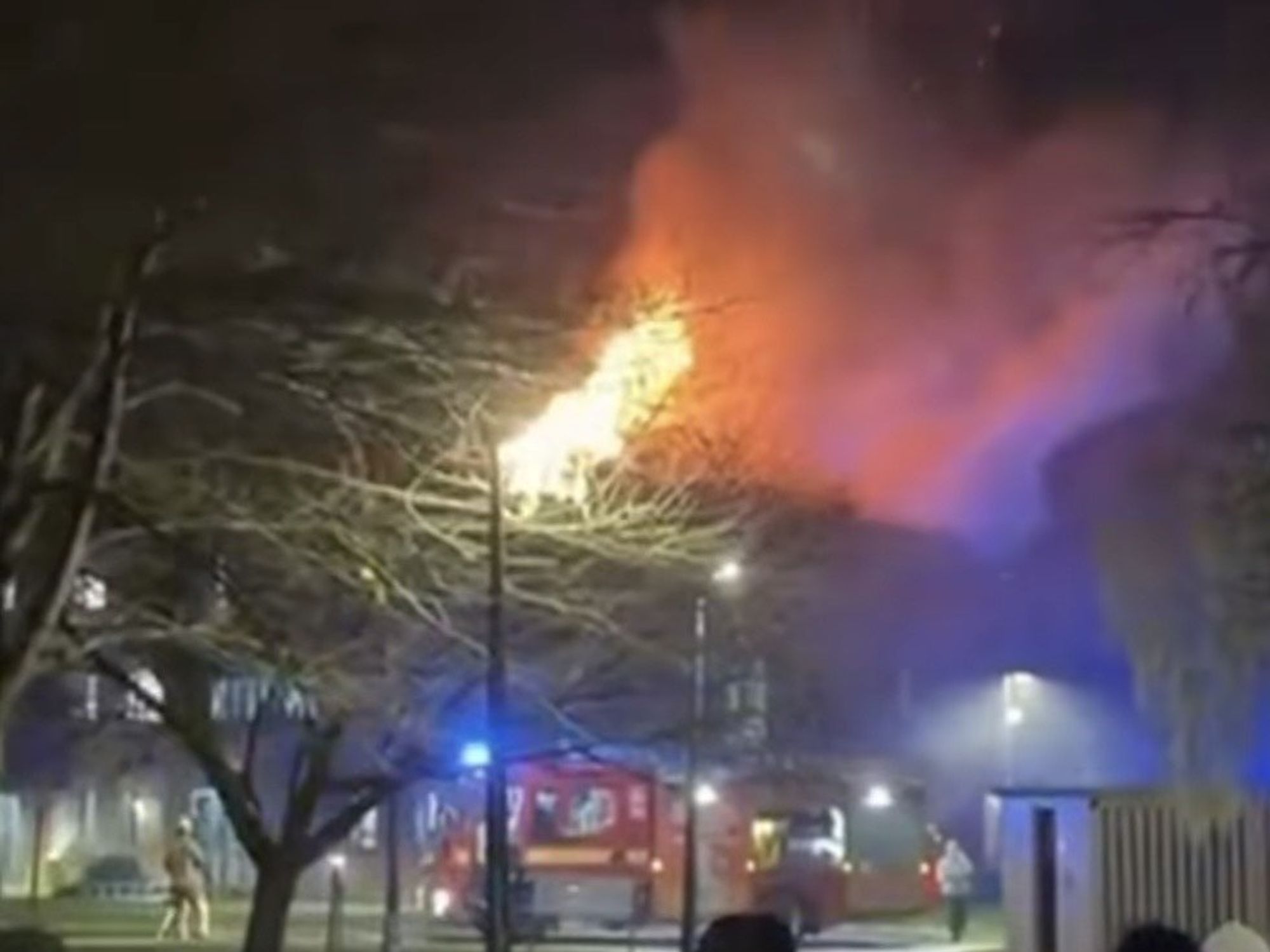 Fire rips through Warwick University student halls as dozens evacuated from residence