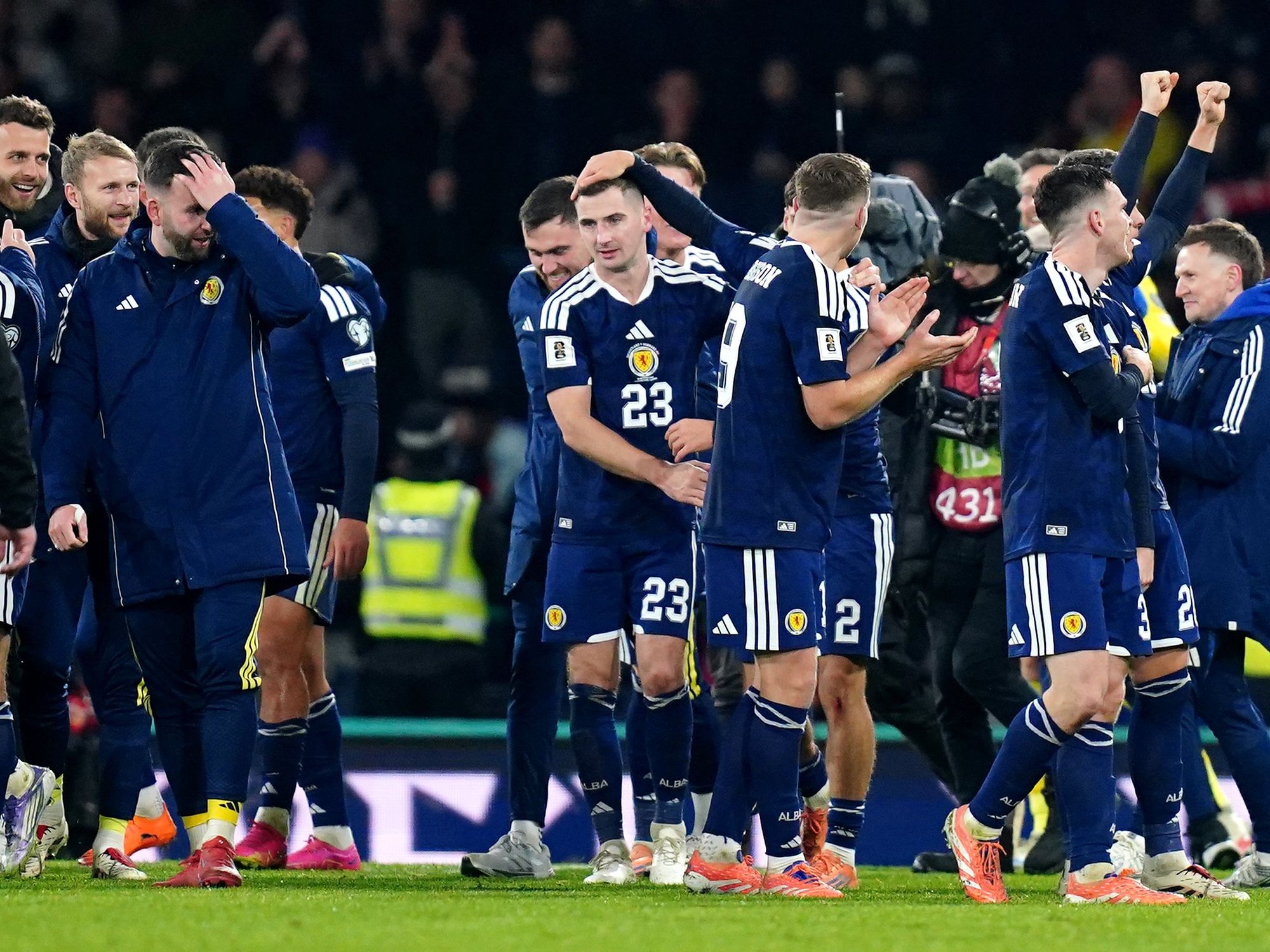 Scotland star banned from celebrating Denmark win with teammates after securing World Cup qualification