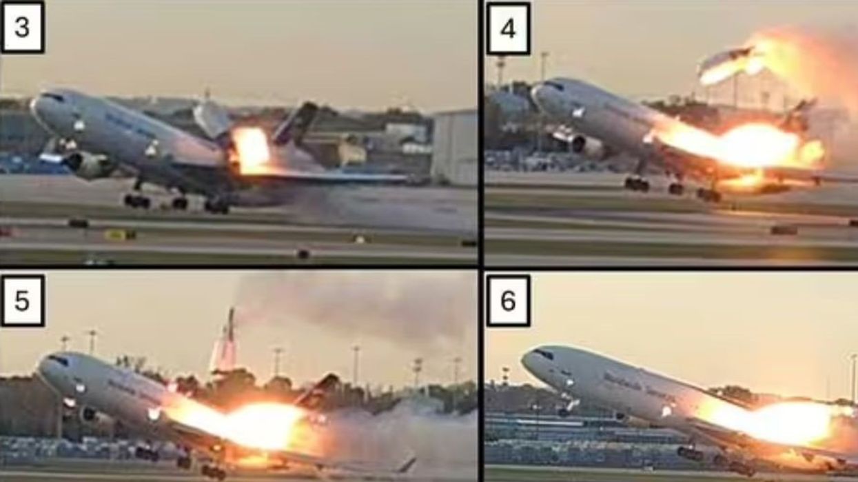 PICTURED: Horrifying moment engine flies off before UPS cargo plane crash that killed 14 people