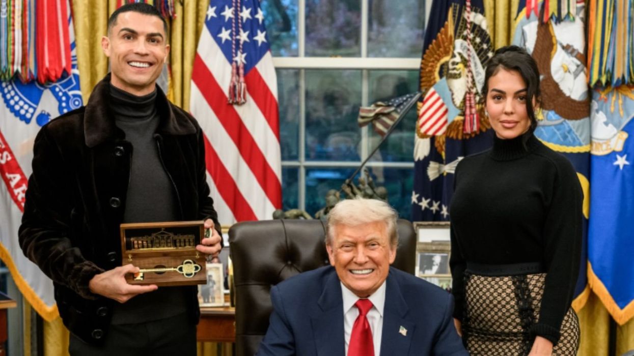 Donald Trump shares bizarre AI video after meeting Cristiano Ronaldo at White House