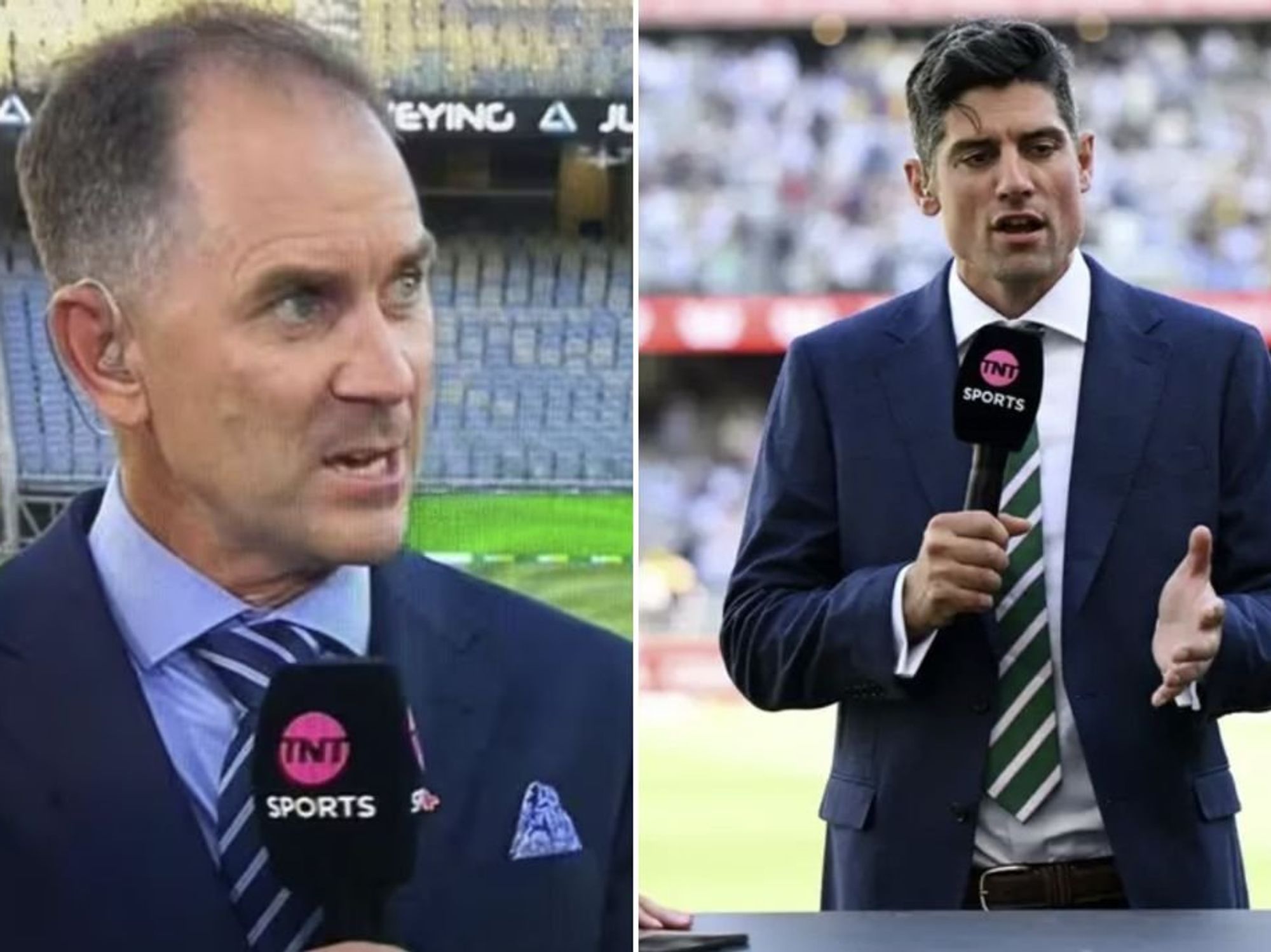 Sir Alastair Cook forced to apologise to Australian legend on live TV in awkward Ashes moment
