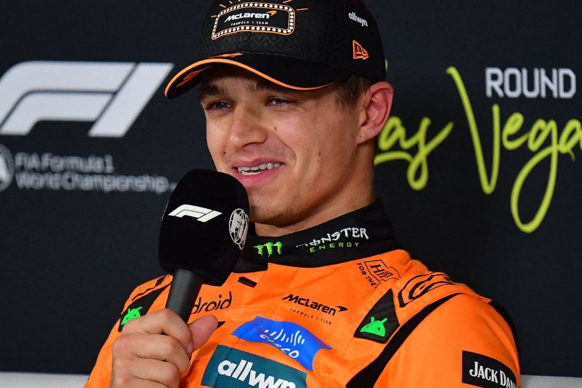 Lando Norris reflects on 'stressful' conditions after securing pole at hazardous Las Vegas Grand Prix