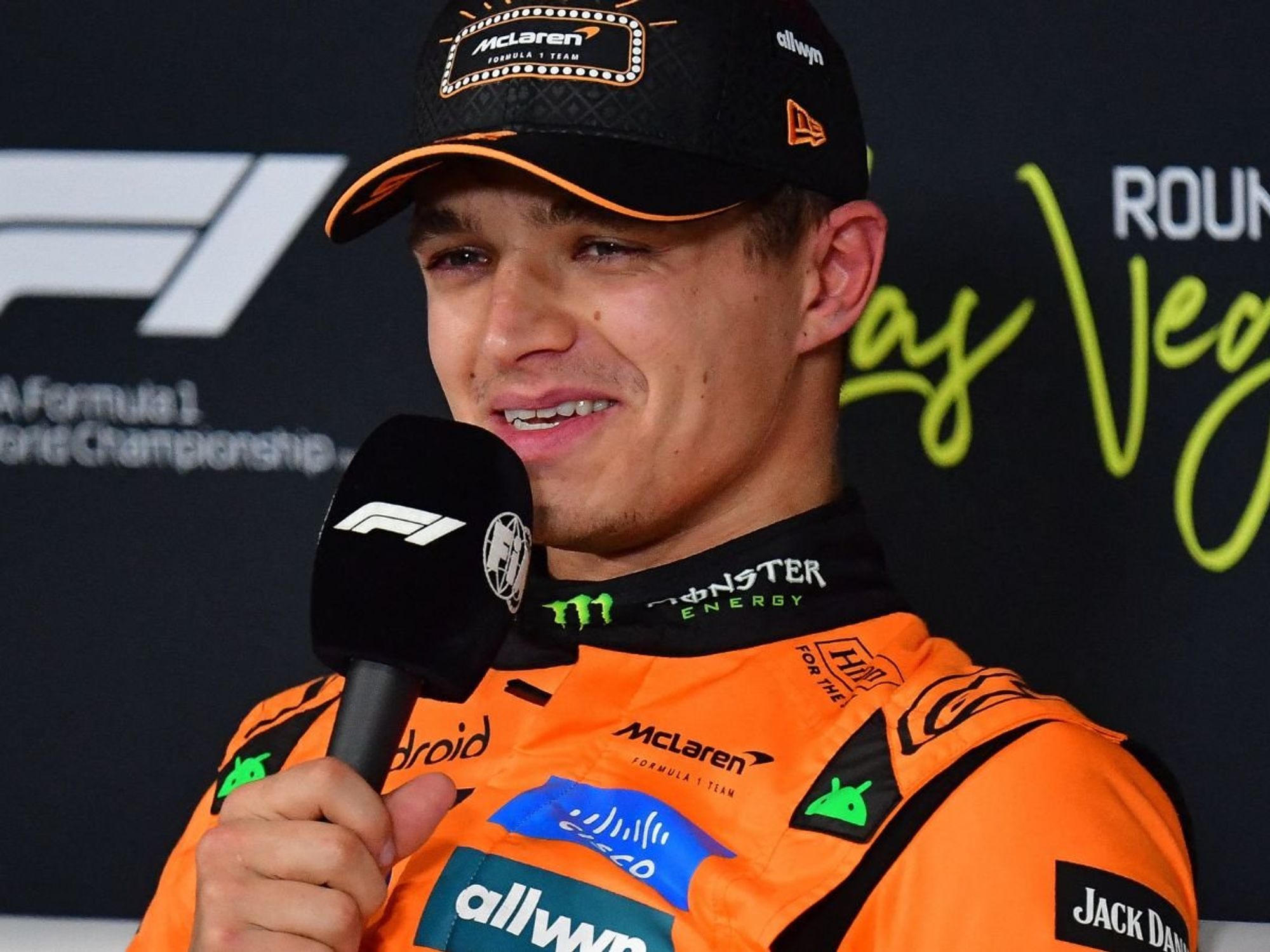 Lando Norris reflects on 'stressful' conditions after securing pole at hazardous Las Vegas Grand Prix