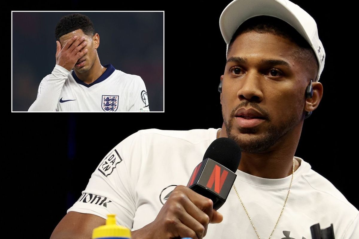 Anthony Joshua sends message to Jude Bellingham with England star in the spotlight after Albania strop