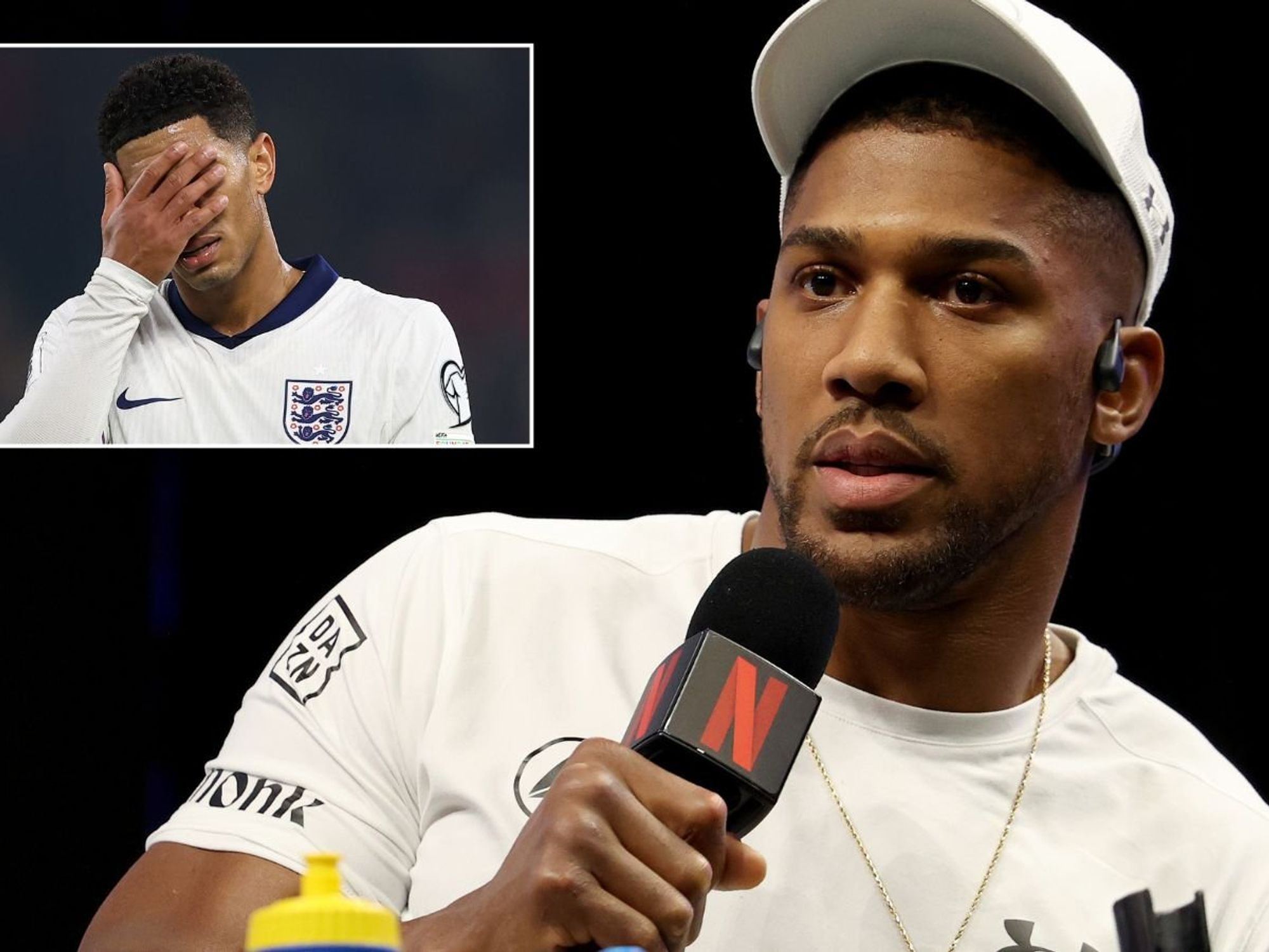 Anthony Joshua sends message to Jude Bellingham with England star in the spotlight after Albania strop