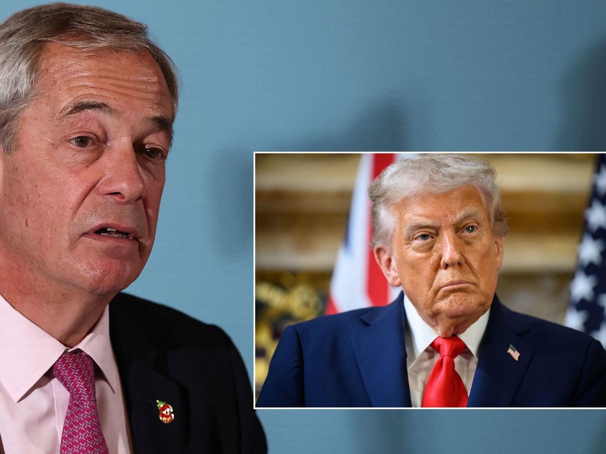 Nigel Farage blasts Donald Trump’s ‘unacceptable’ Ukraine peace plan in rare rebuke