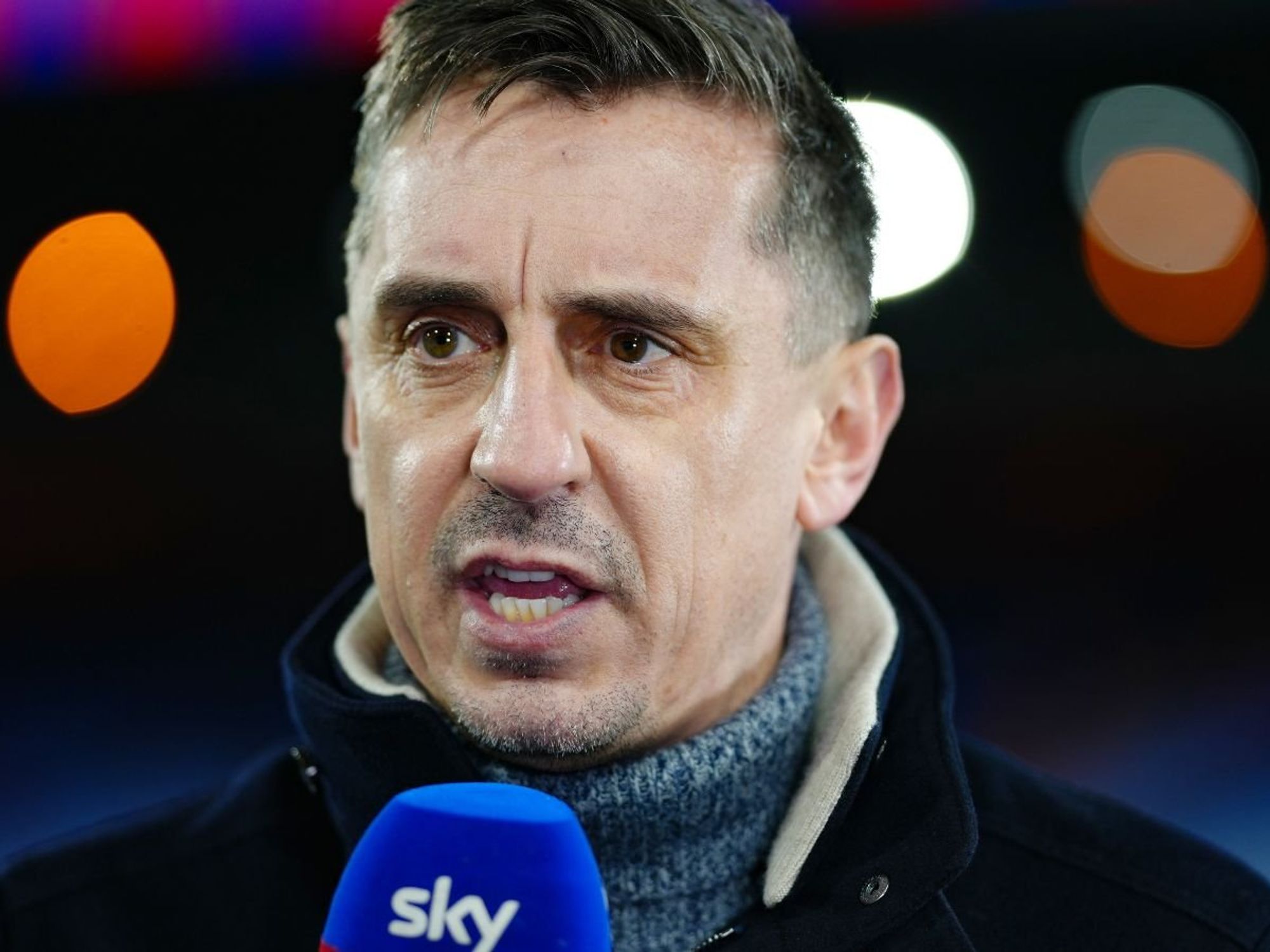 Gary Neville breaks down in tears after allegations of 'racial inequality' at university he founded
