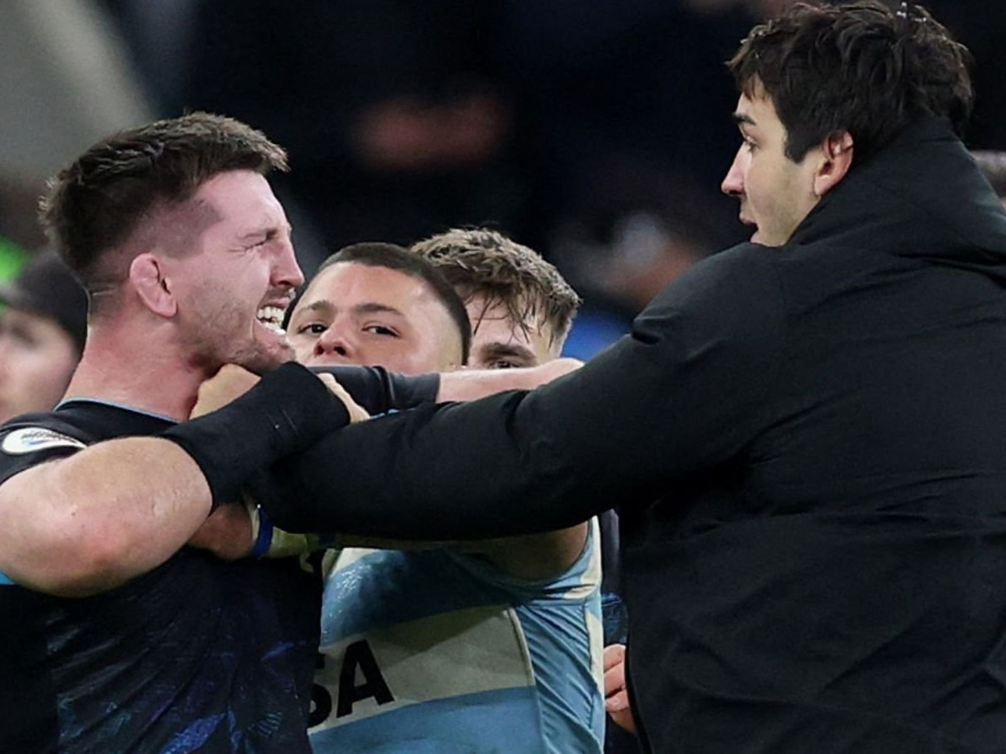Rugby row erupts with England star accused of being a 'bully' following brawl after Argentina win