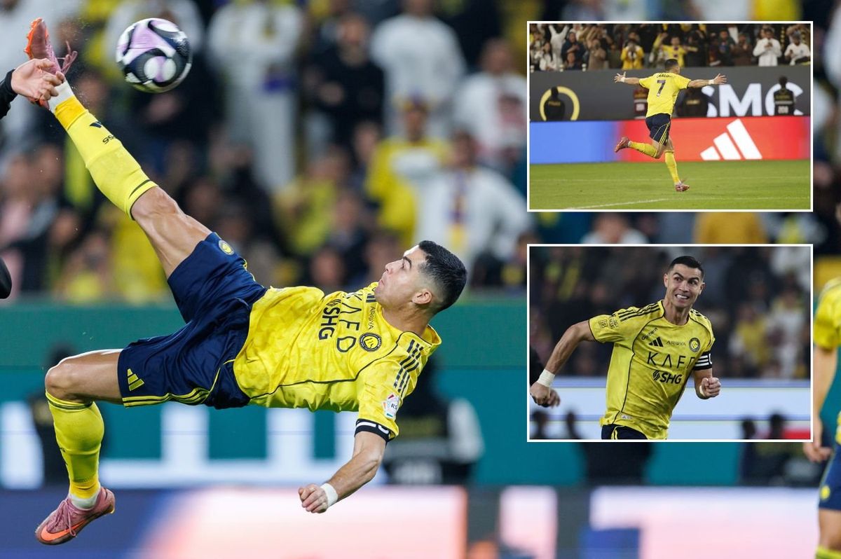 Cristiano Ronaldo scores stunning bicycle kick at age of 40 just days after Donald Trump White House meeting