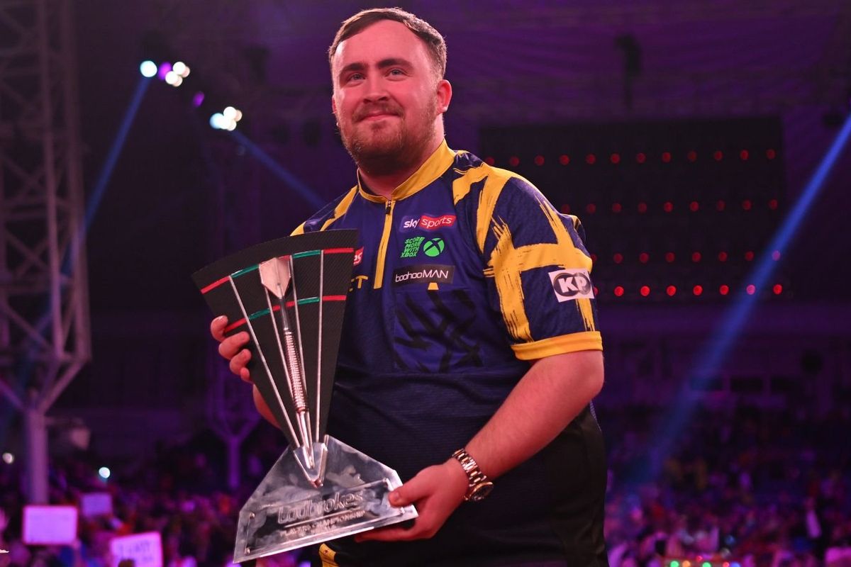 Luke Littler reveals darts star he wants to avoid after beating Nathan Aspinall to win Players Championship