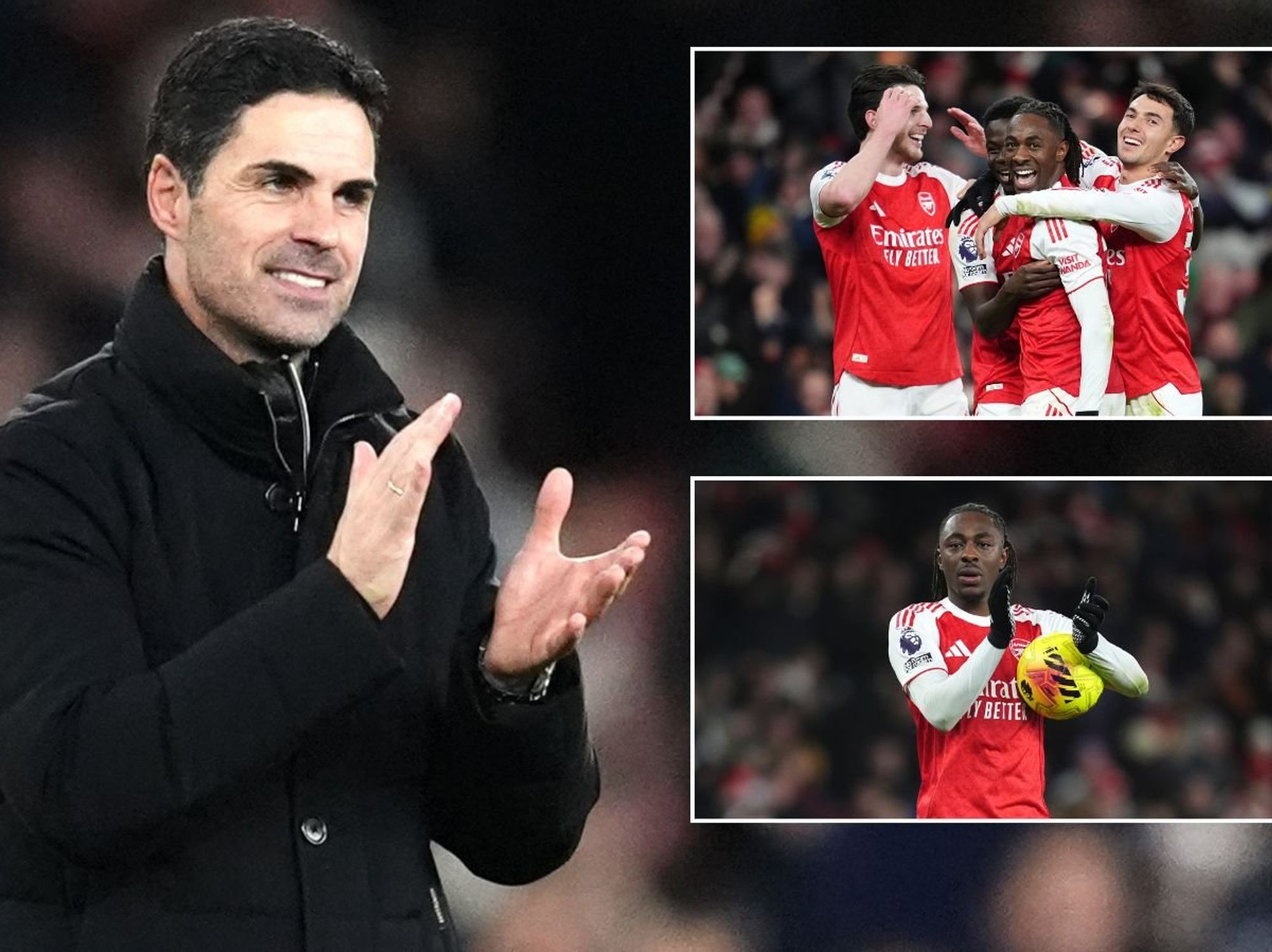 Mikel Arteta reveals unusual request from Eberechi Eze after Arsenal trounce Tottenham in north L...