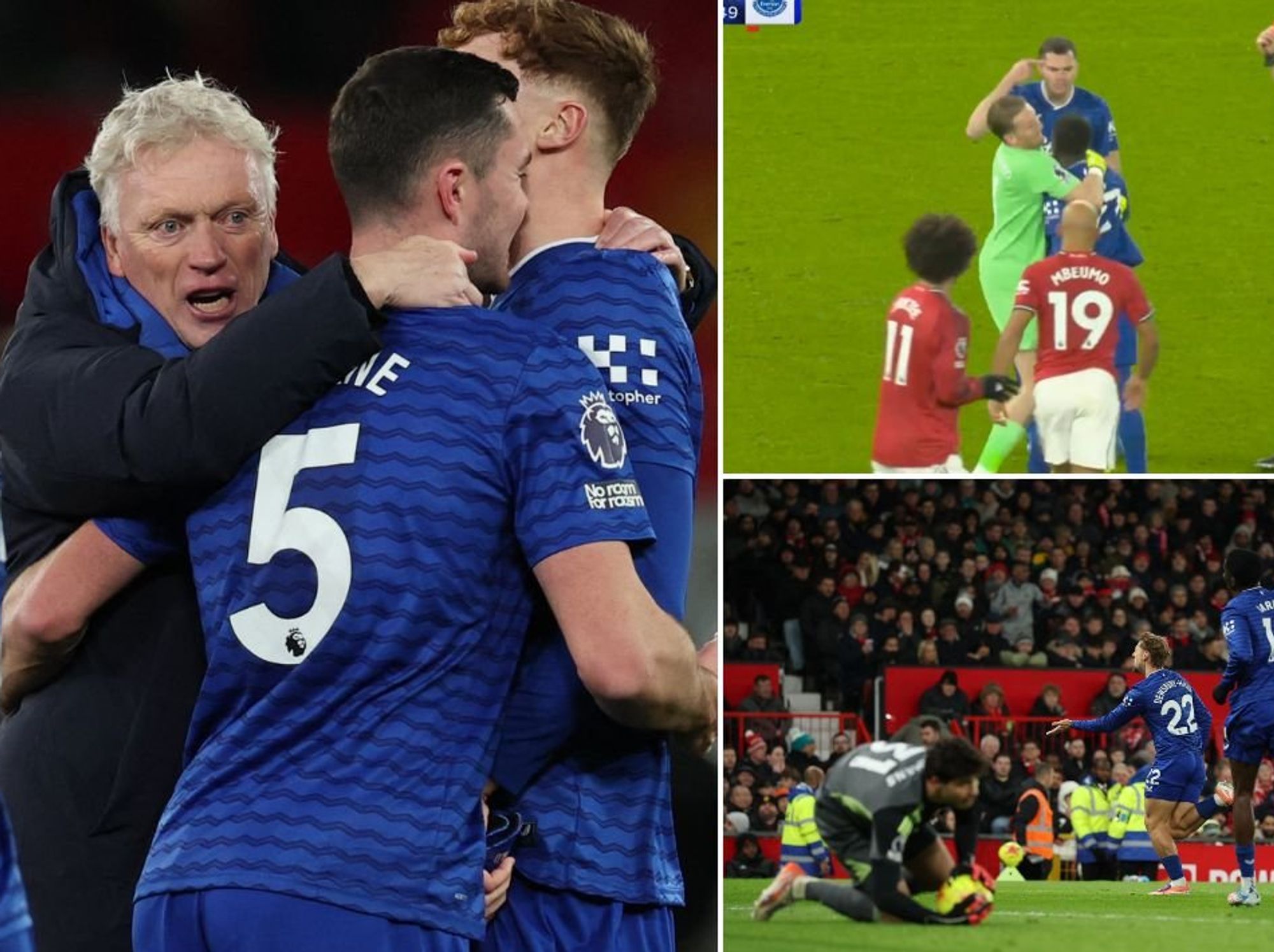 Everton boss David Moyes admits he loved Idrissa Gueye's red card incident as Toffees land Man Utd win
