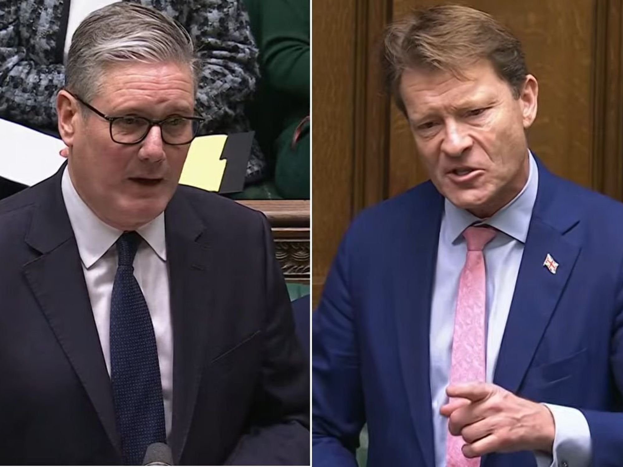 Politics LIVE: Richard Tice confronts Keir Starmer over 'pro-Russia' Reform attack