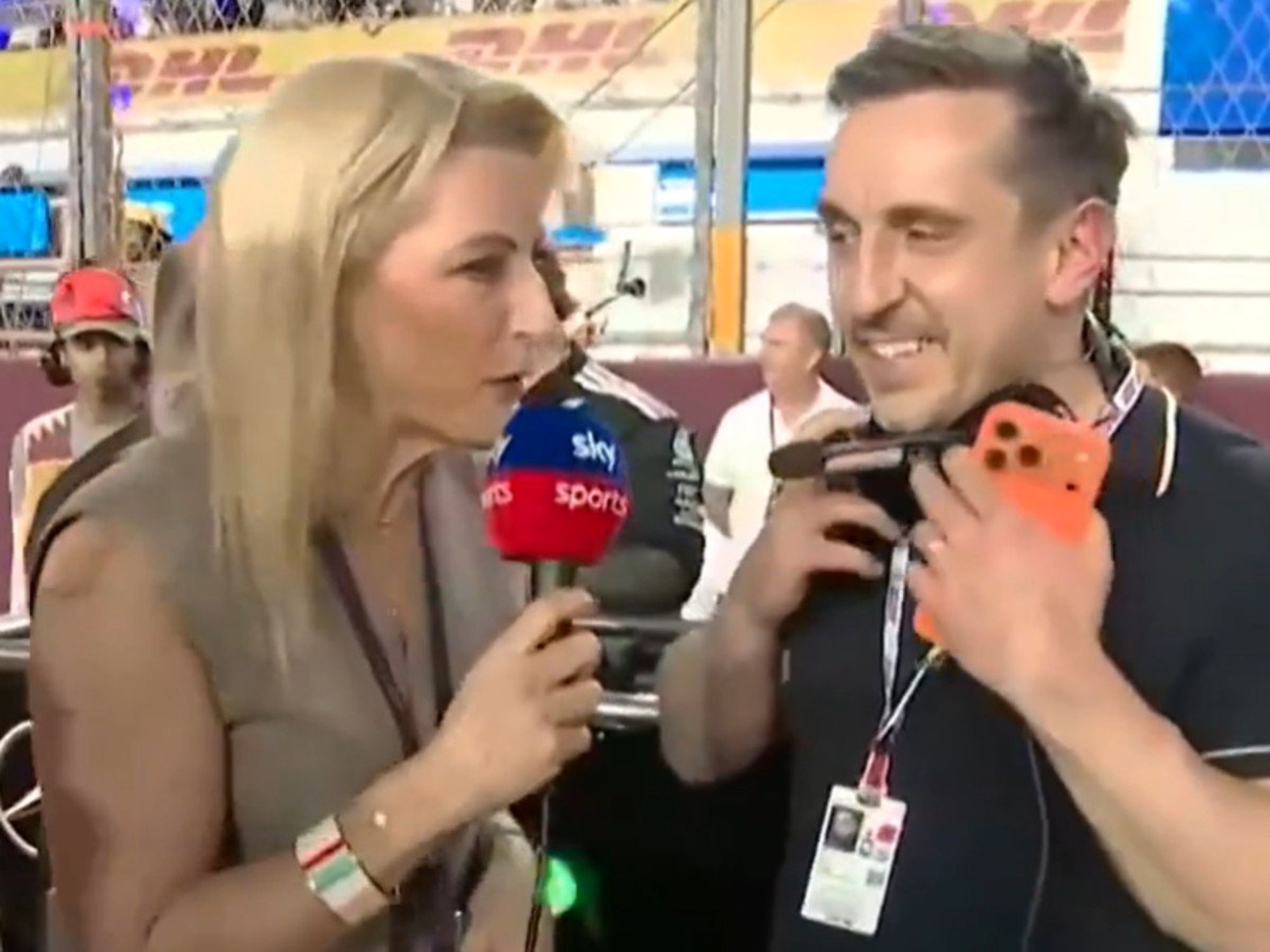 Gary Neville sparks another online backlash after attending Qatar Grand Prix - 'No morale compass'
