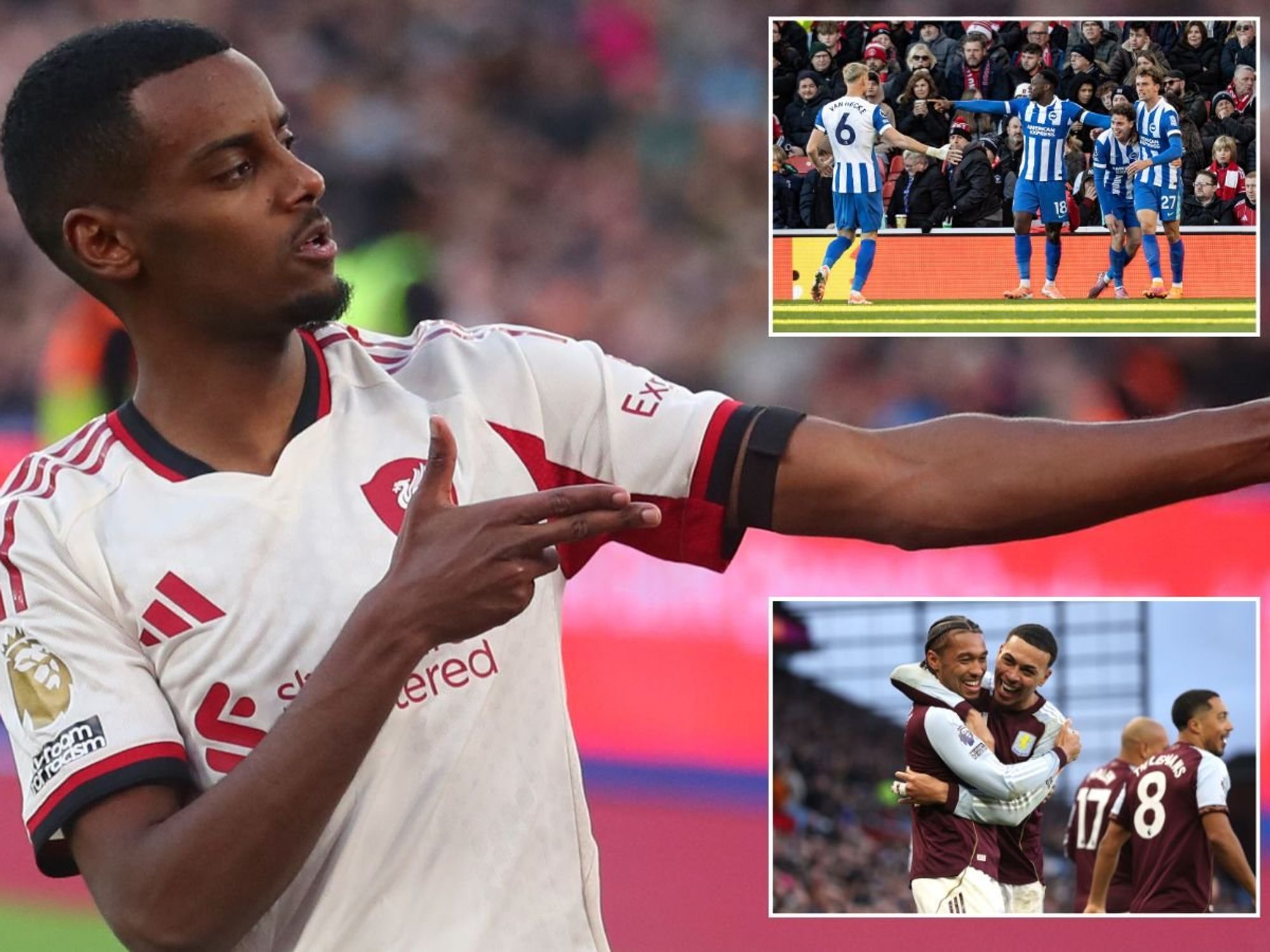 Premier League round-up: Isak helps fire Liverpool to victory, Aston Villa and Brighton win