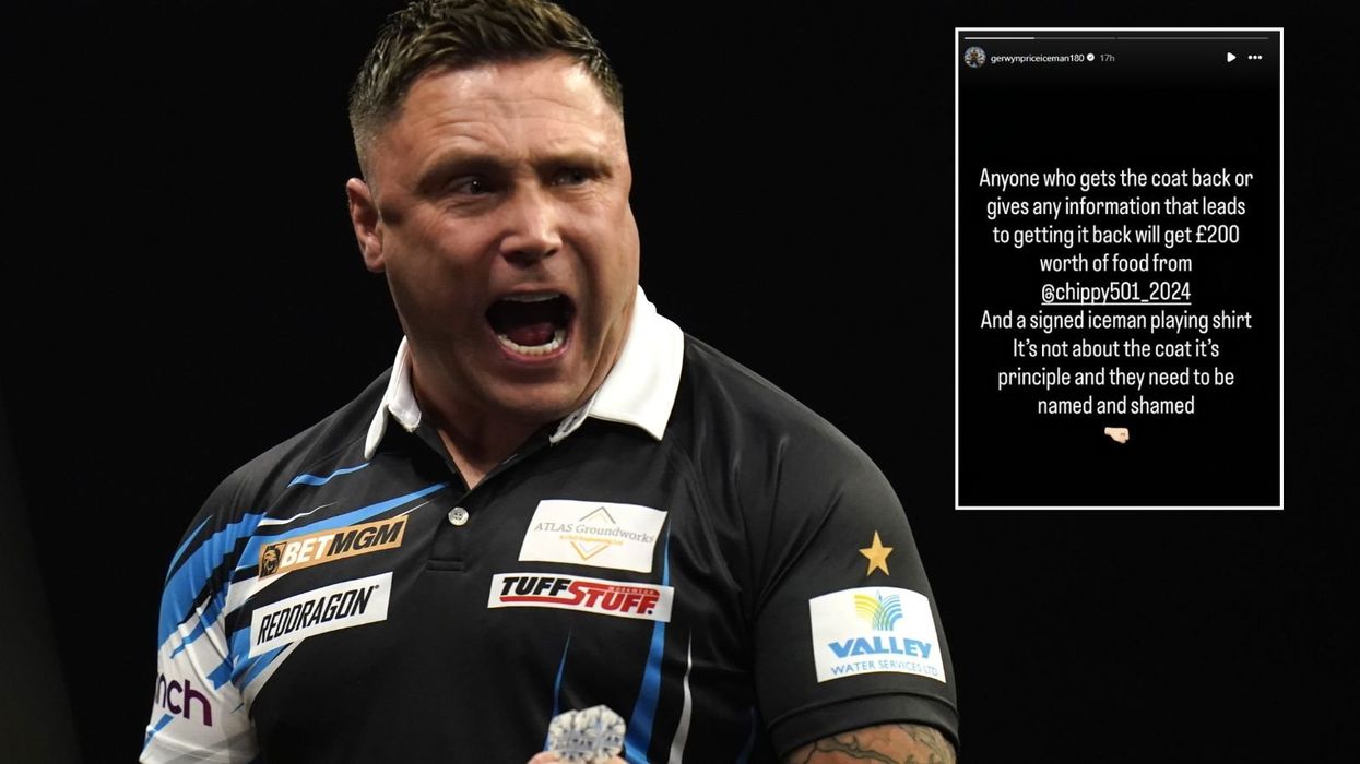 Gerwyn Price offers reward worth £200 after having treasured item stolen - 'They need to be named and shamed'