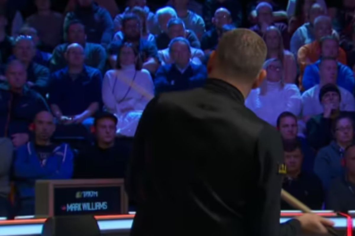 Snooker star jokingly threatens to throw cue in crowd during UK Championship win