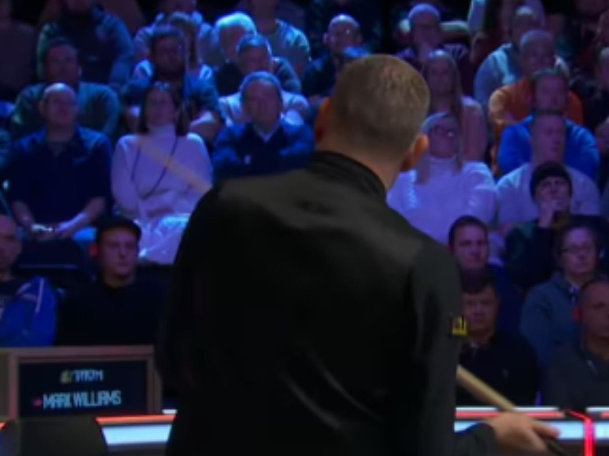 Snooker star jokingly threatens to throw cue in crowd during UK Championship win