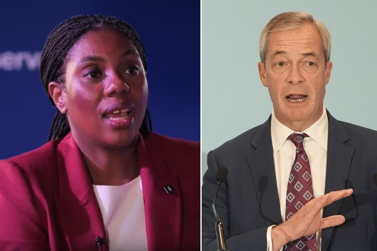 Kemi Badenoch dismisses Reform defection deluge fears after three Tories join Nigel Farage