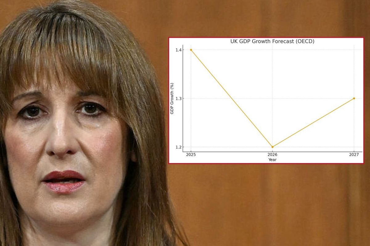 Britain heading for economic slowdown after Rachel Reeves's tax hikes, OECD warns