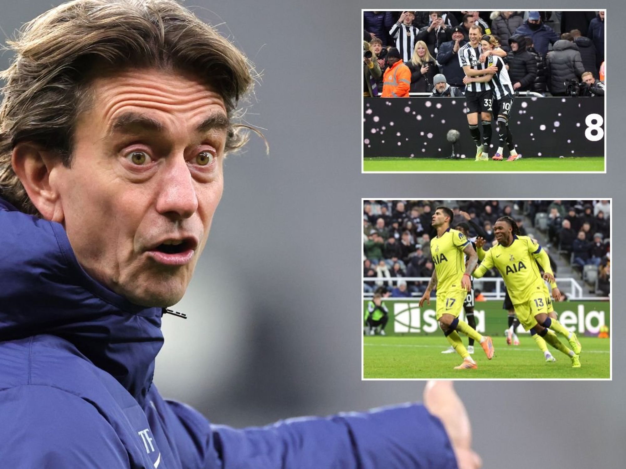 Thomas Frank rages over 'absolute mistake' from VAR after late drama in Newcastle and Tottenham draw