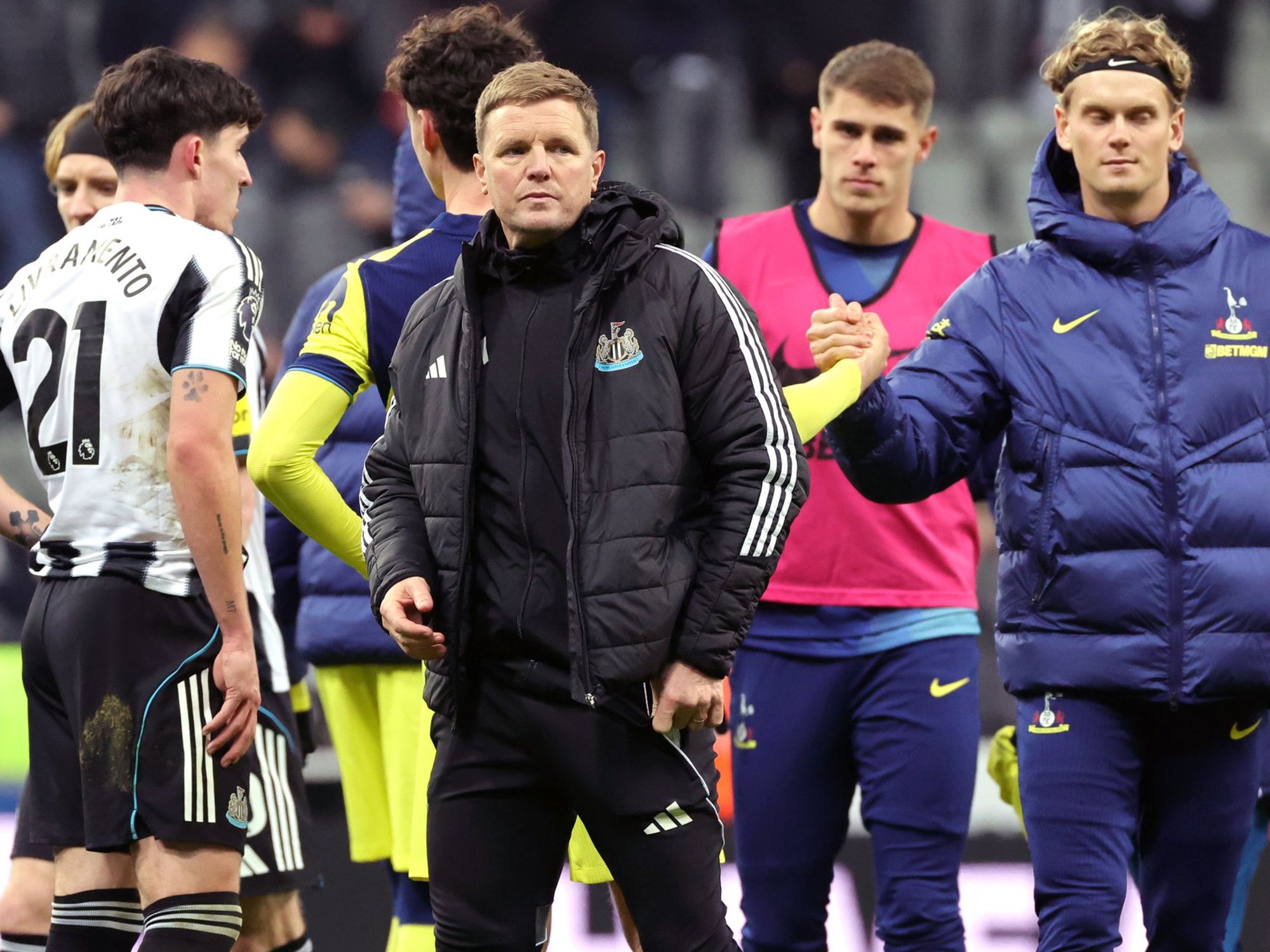 Eddie Howe explains controversial Newcastle decision after 'hugely frustrating' Tottenham draw