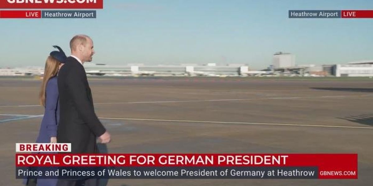 Prince William and Princess Kate greet President of Germany as he arrives for State Visit Prince William and Princess Kate greet President of Germany as he arrives for State Visit