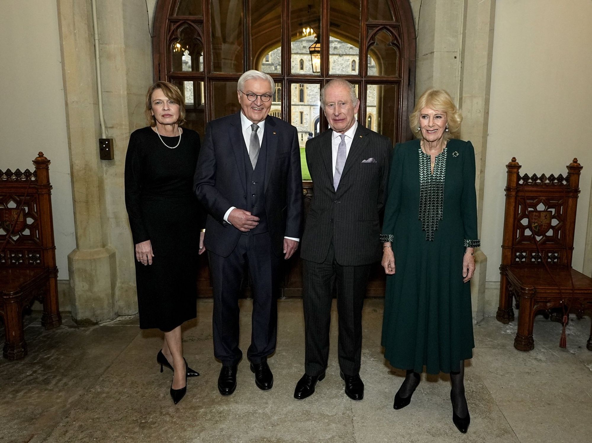 King and Queen told 'we will never forget' by German President and his wife in heartwarming exchange