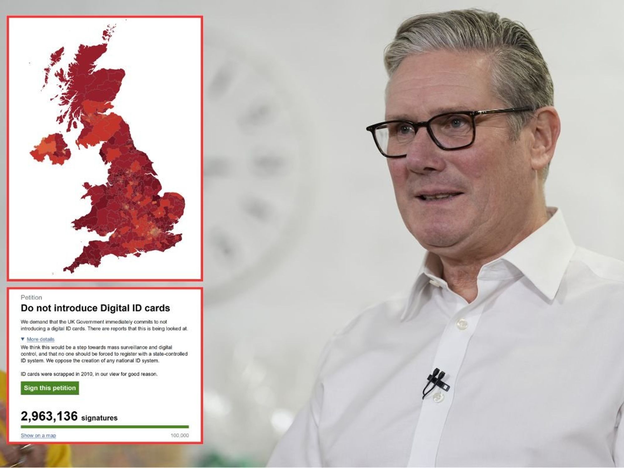 Politics LIVE: Keir Starmer faces crunch digital ID debate TODAY after 2.9 million Britons sign p...
