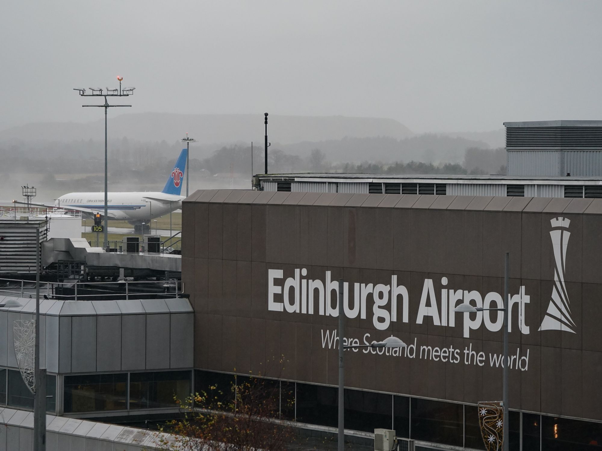 Edinburgh Airport suspends flights after British Airways plane forced to make emergency landing d...