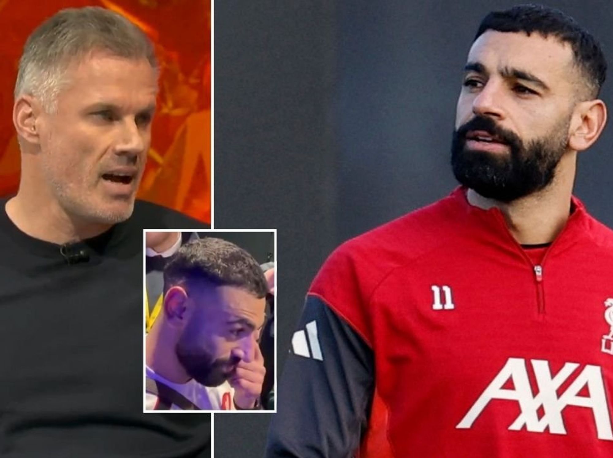 Jamie Carragher brands Mohamed Salah 'a disgrace' as Liverpool legend goes on 10-minute rant