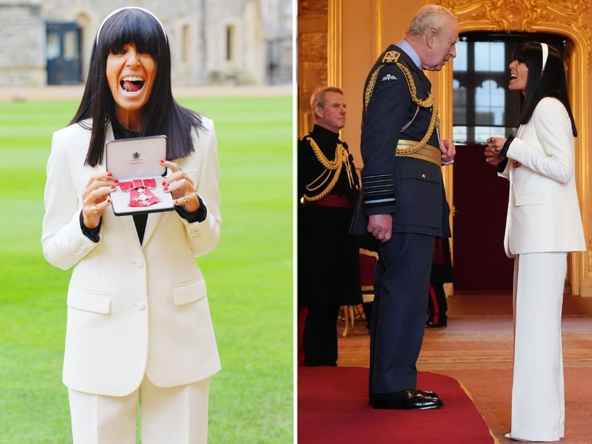 Claudia Winkleman receives MBE from King Charles in heartwarming ceremony at Windsor Castle