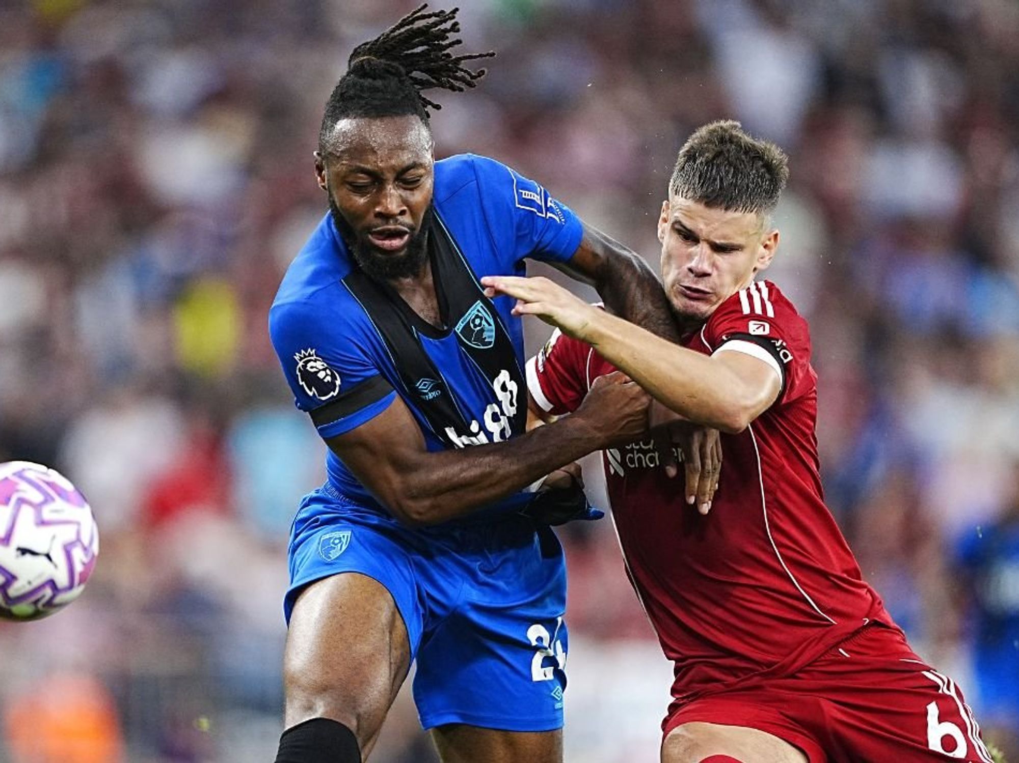 Man, 47, charged with racially abusing Bournemouth footballer Antoine Semenyo during Liverpool clash