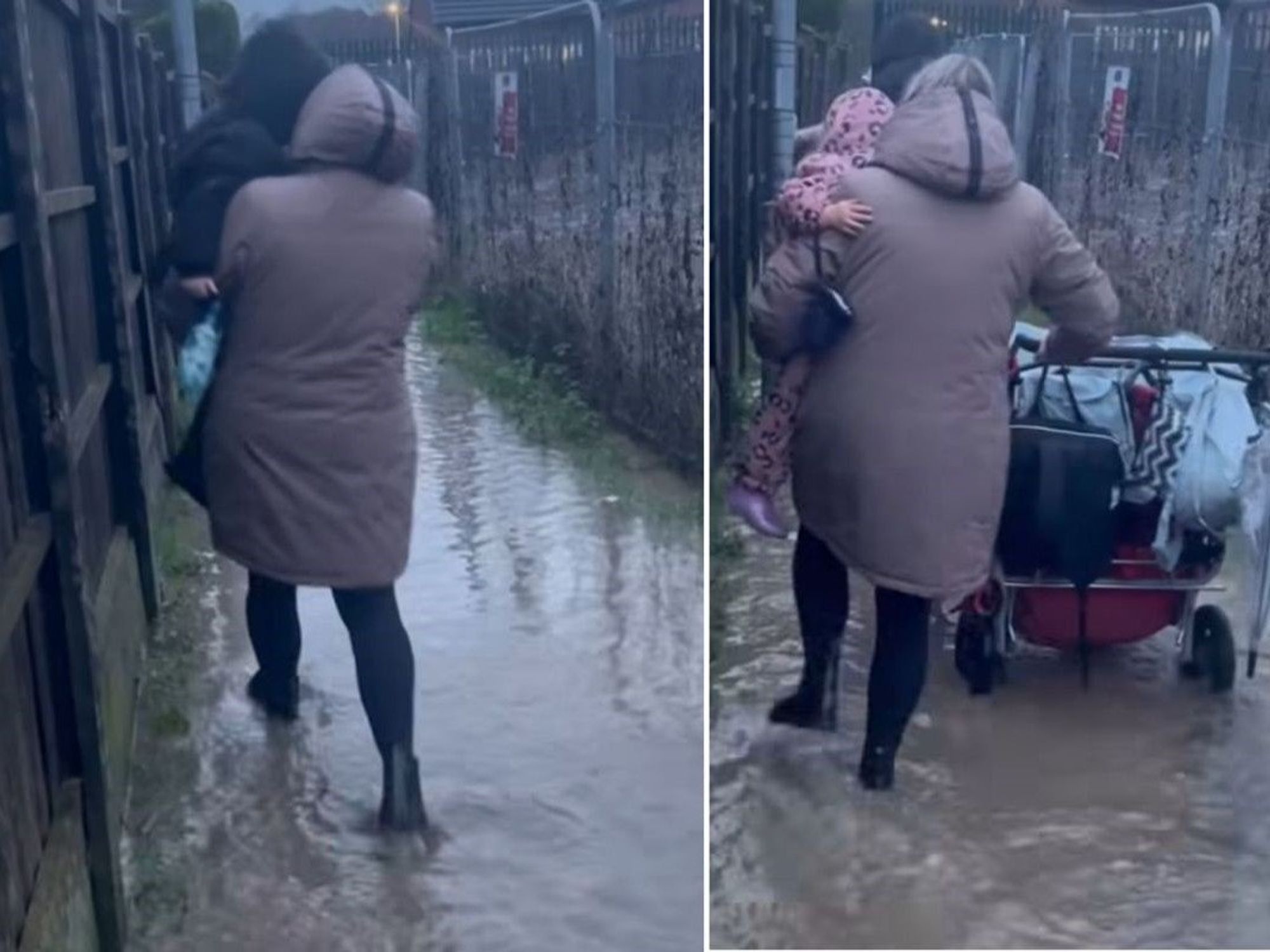 Residents living in shadow of huge 60ft warehouse blame 'monstrous' structure for flooding properties