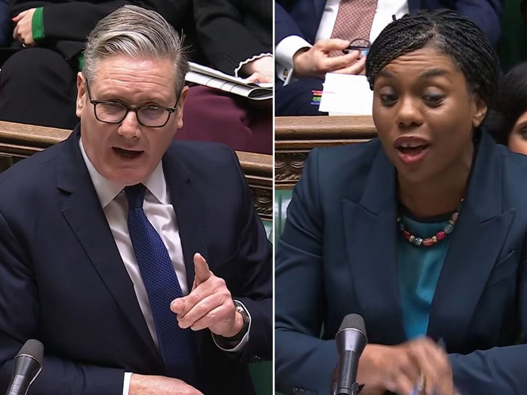Kemi Badenoch lets rip at Keir Starmer's potential replacements for 'caretaker PM' as Labour reco...
