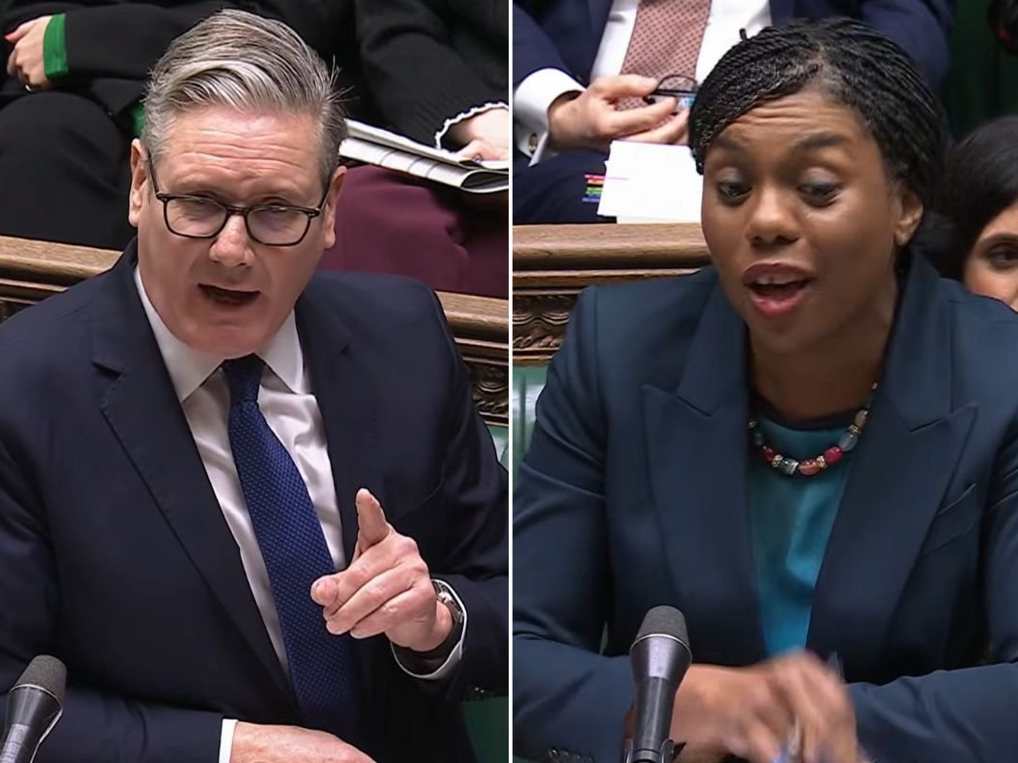 Kemi Badenoch lets rip at Keir Starmer's potential replacements for 'caretaker PM' as Labour reco...