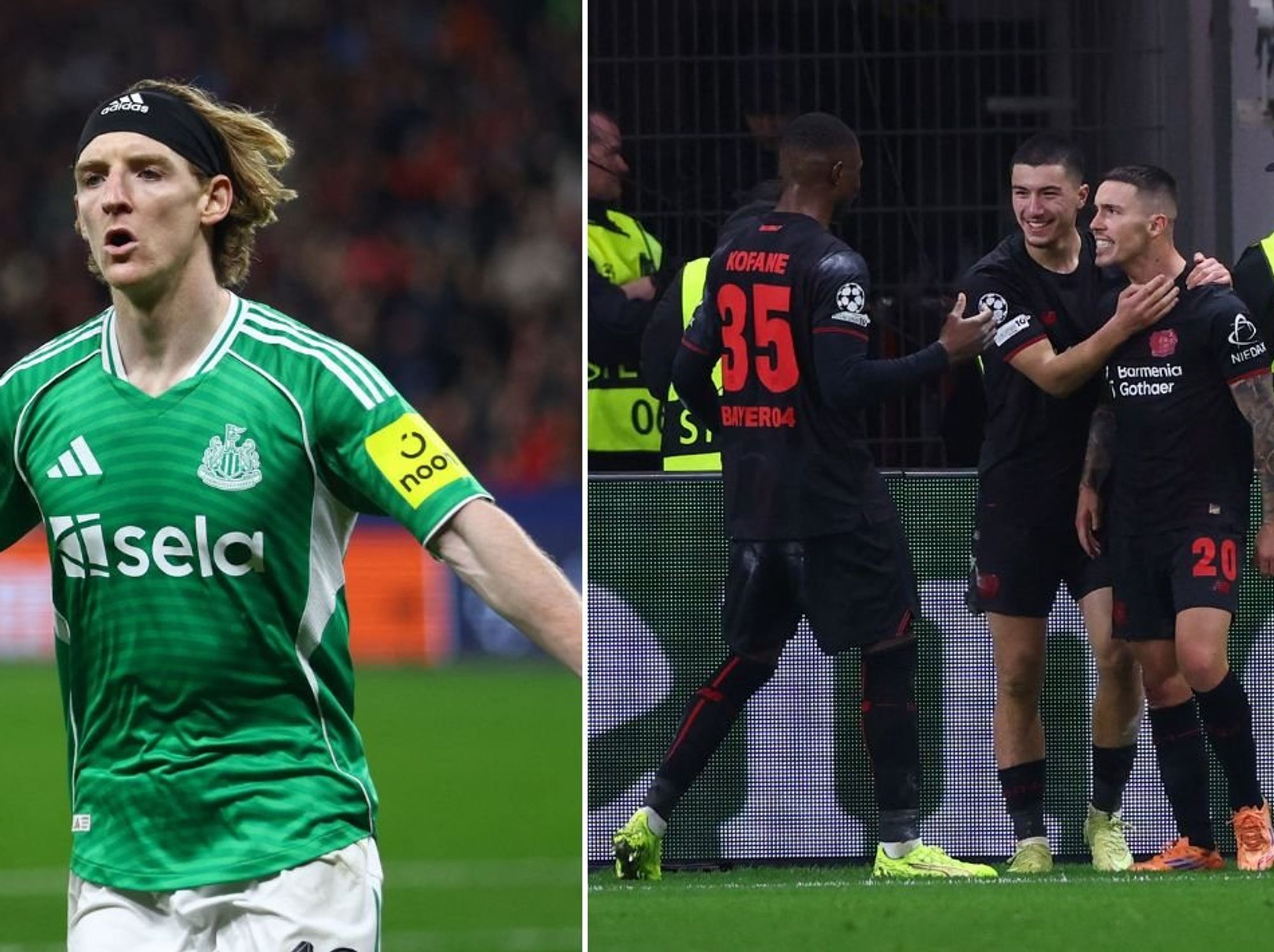 Newcastle denied Leverkusen win with late leveller as Anthony Gordon rues mental issues