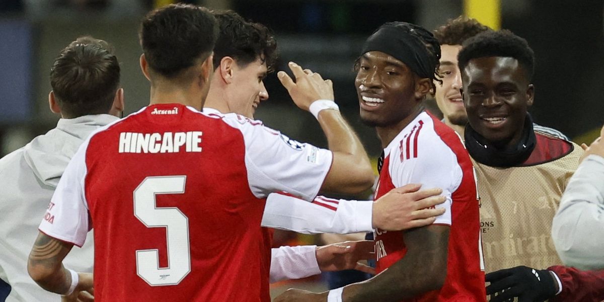 Noni Madueke inspires brilliant Arsenal display to maintain perfect Champions League record Noni Madueke inspires brilliant Arsenal display to maintain perfect Champions League record