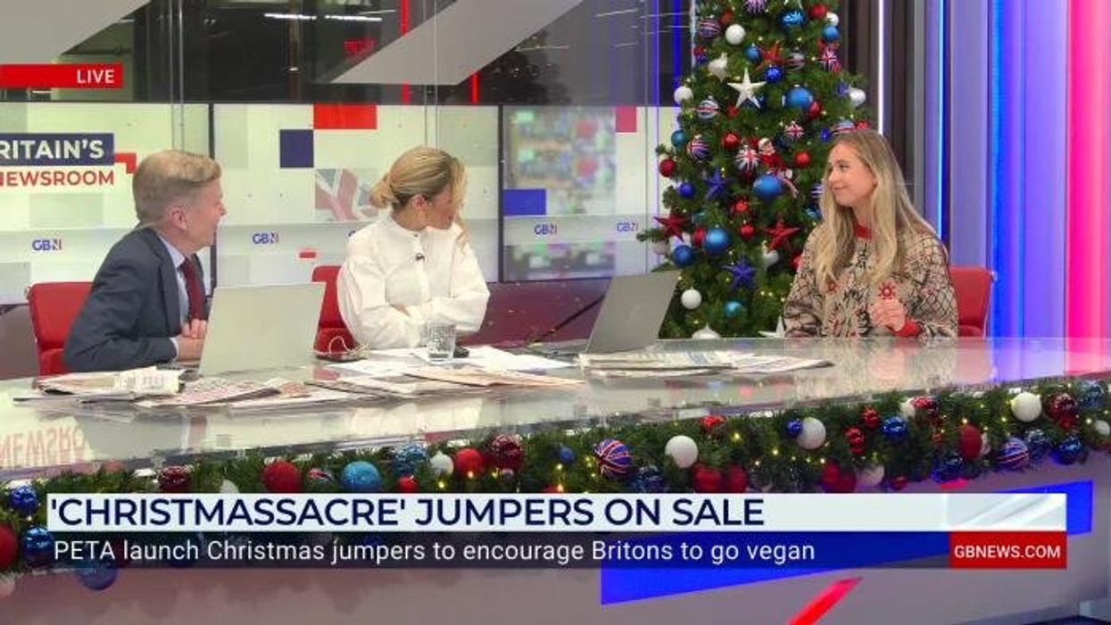 WATCH: Andrew Pierce stunned at 'horrible' Peta Christmas jumper featuring dead turkey