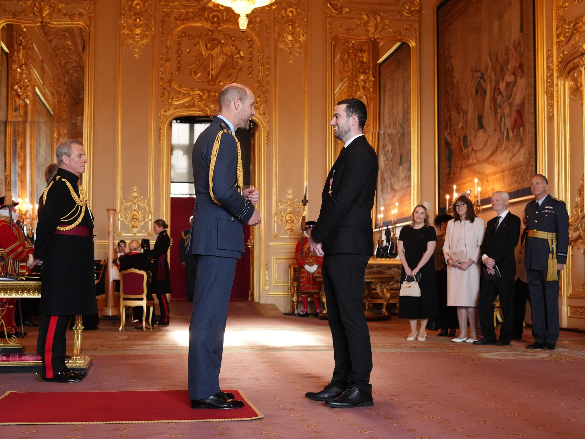 Luke Humphries opens up on Prince William chat after darts star awarded MBE: 'Not easy!'