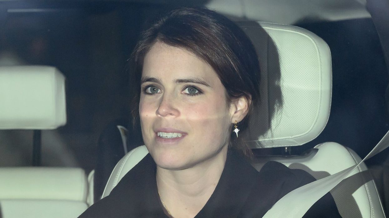 Princess Eugenie seen arriving at christening for Beatrice's daughter Athena as Andrew and Fergie to attend